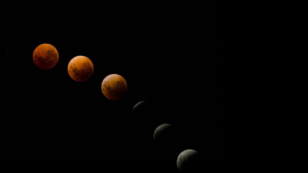 Eclipse lunar. Foto: Unsplash