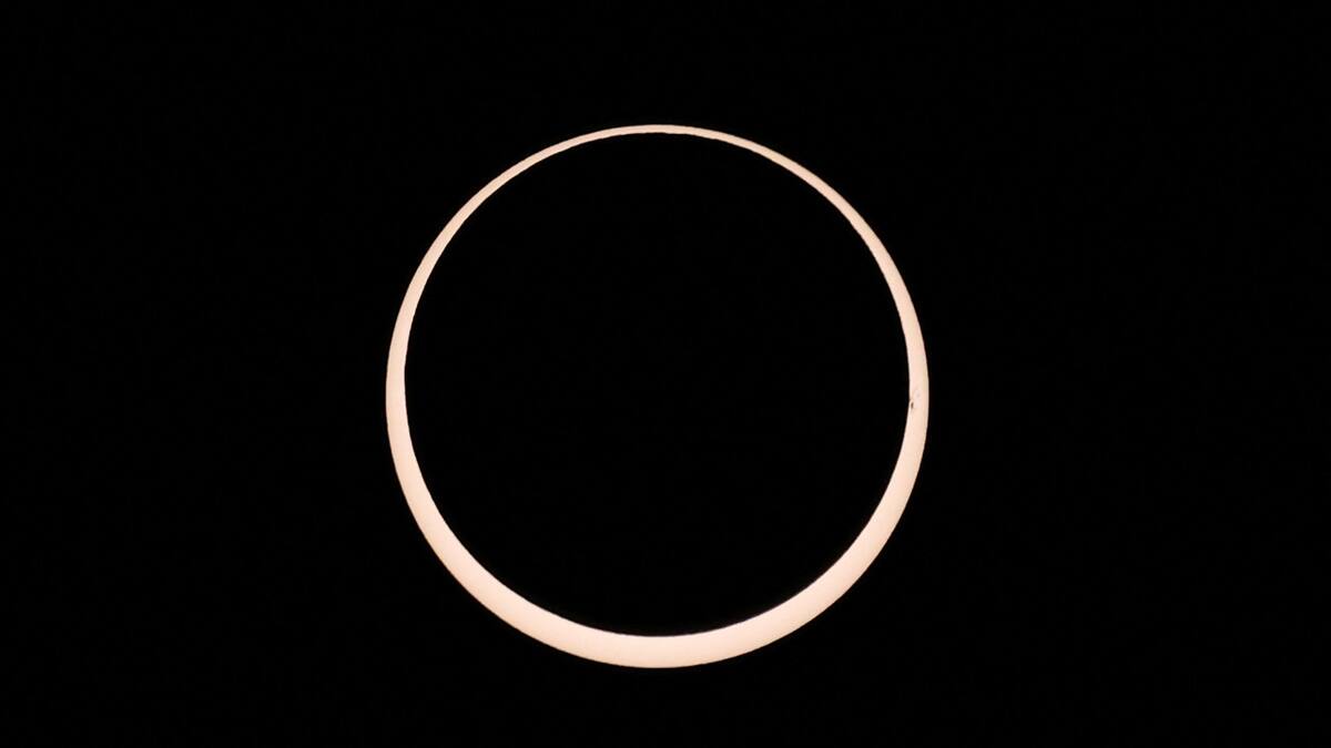 Eclipse solar anular: hasta qué hora se puede ver este martes 17 de febrero
