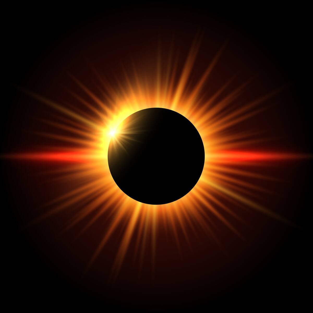 Eclipse solar anular. Foto: Freepik.