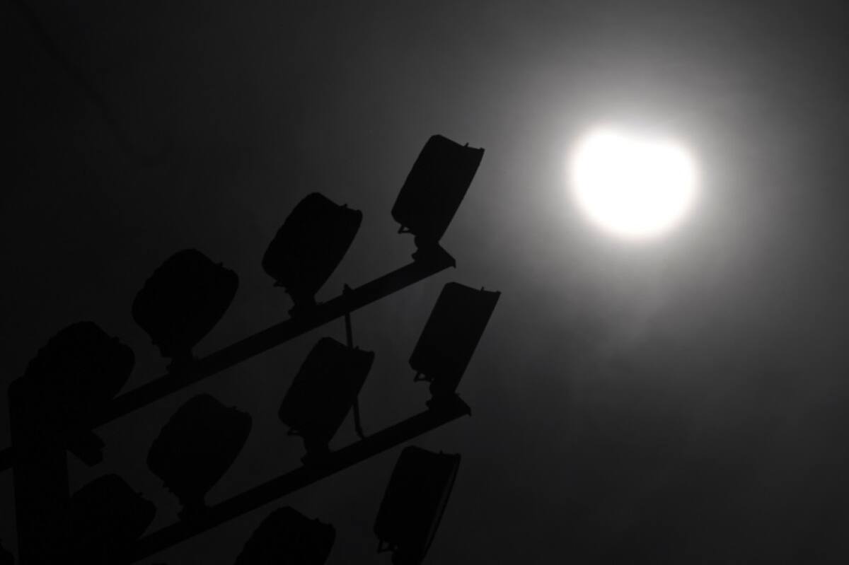 Eclipse solar del 29 de marzo de 2025. Foto: Reuters / Tony O Brien.