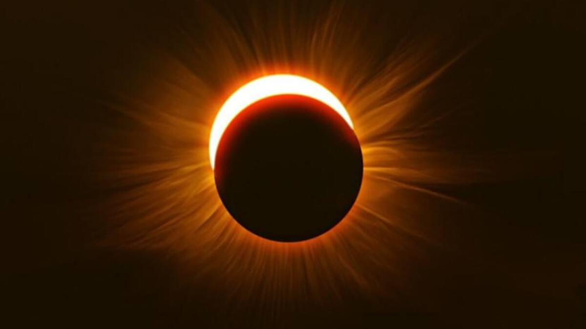 Eclipse solar, foto NA