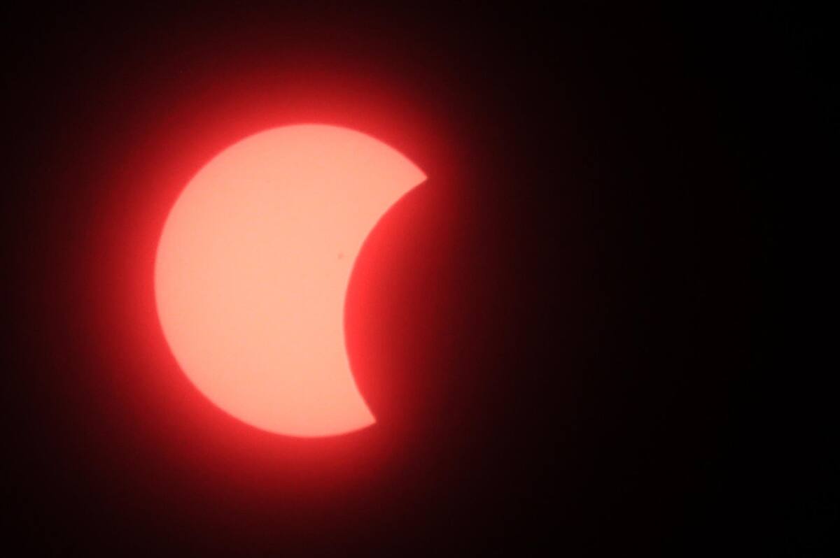 Eclipse solar total. Foto: EFE