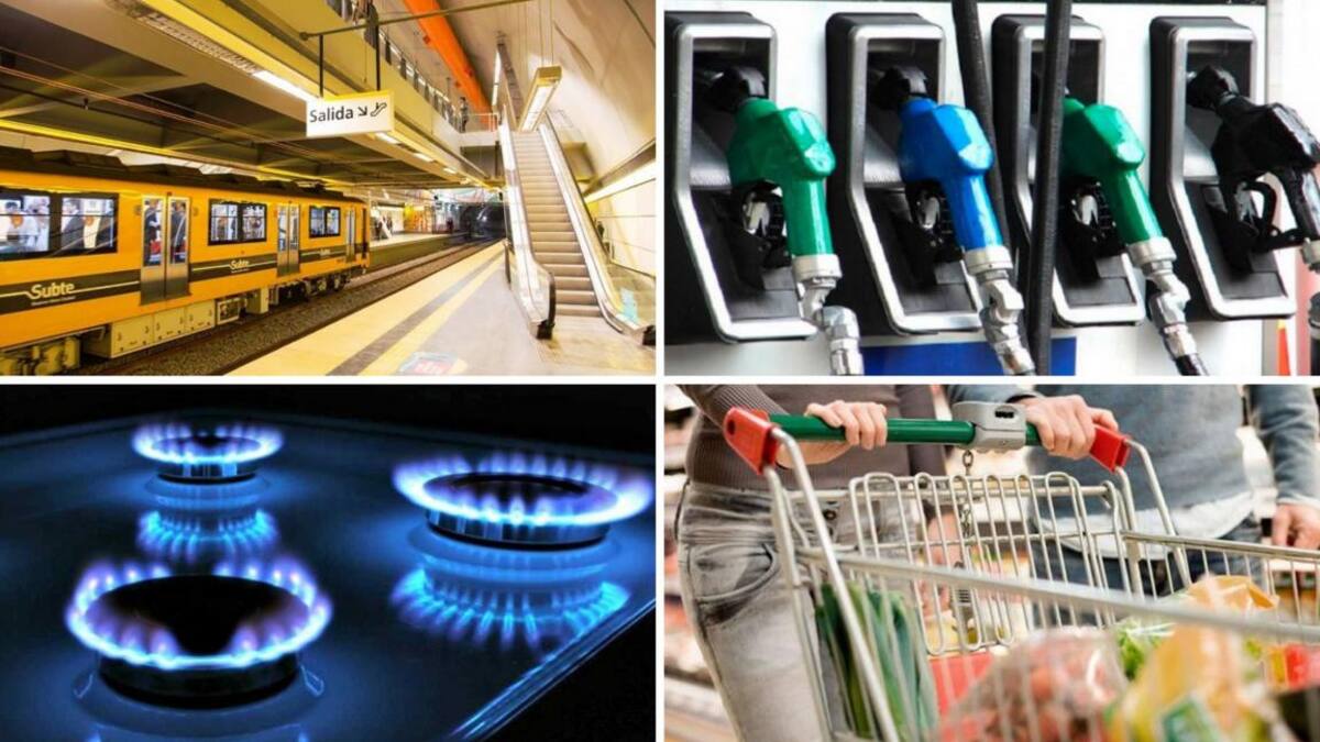 Ya rigen los nuevos aumentos en nafta, transporte, gas y alimentos