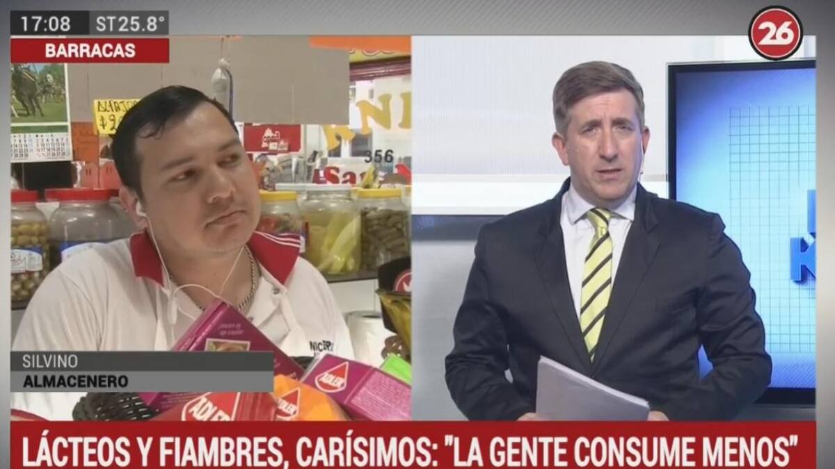 Ecos de la crisis: lácteos y fiambres, cada día más caros