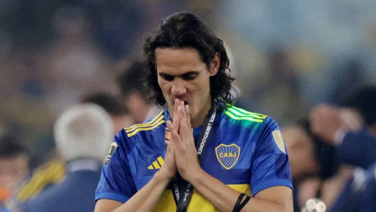 Edinson Cavani. Foto: NA.