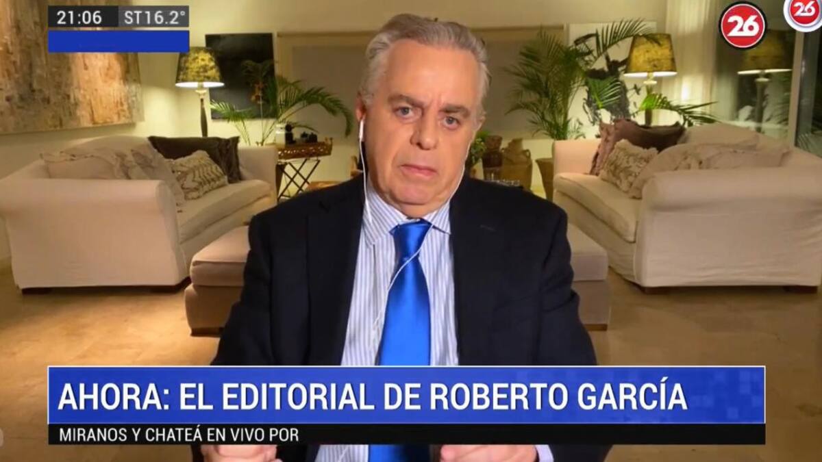 Editorial de Roberto García, CANAL 26