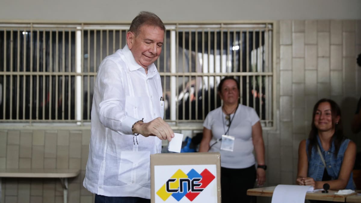 Edmundo González Urrutia, candidato presidencial de Venezuela. Foto: EFE.