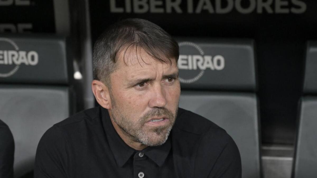 Eduardo Coudet en Atlético Mineiro. Foto: REUTERS.