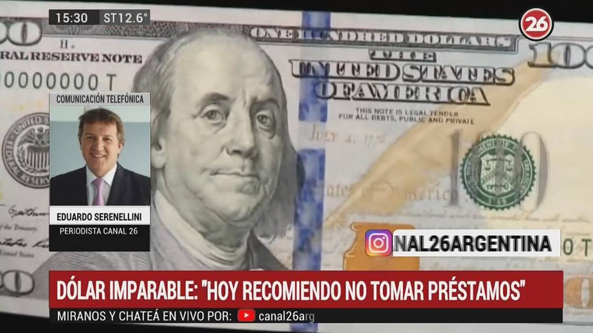 Eduardo Serenelli por dólar - CANAL 26