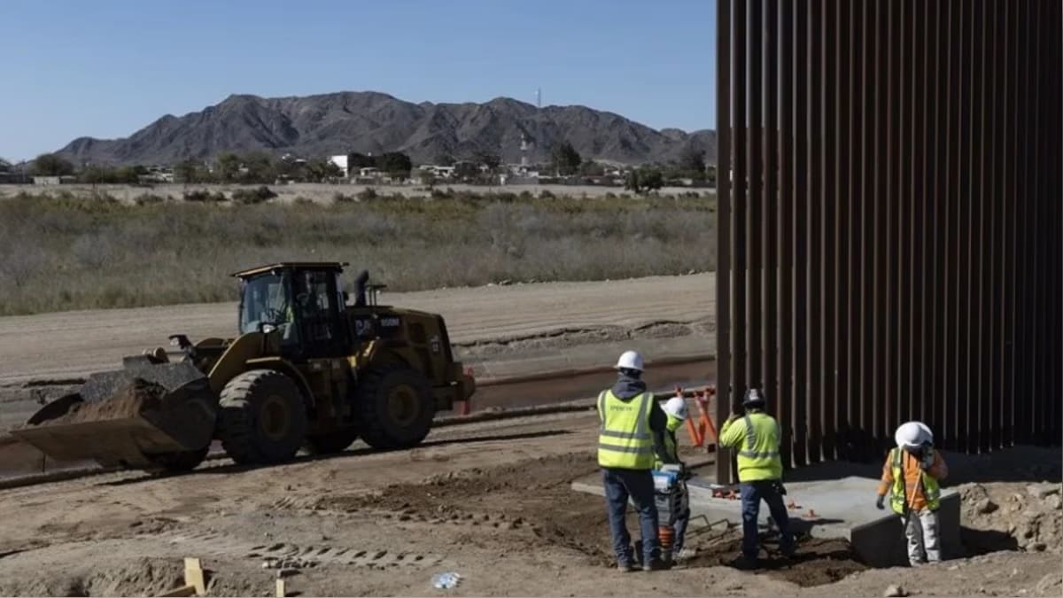 EEUU retoma la construcción de 100 km de muro en la frontera con México pese al rechazo de la comunidad indígena