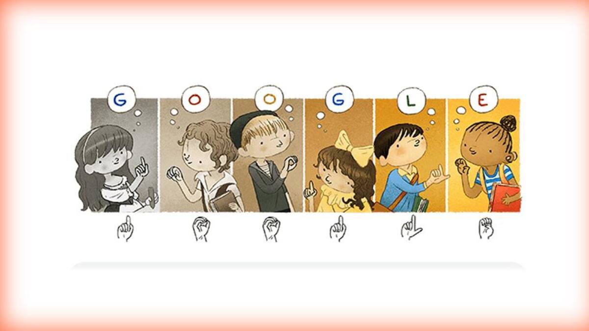 Efemérides del 24 noviembre: Doodle de Google homenajea al "padre de los sordos"