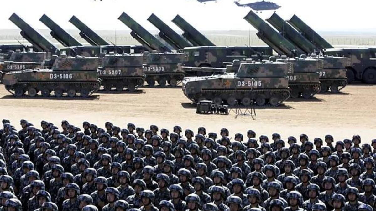 Ejército chino. Foto: Reuters.