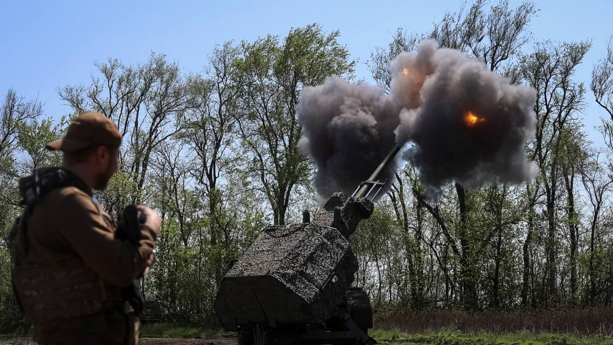 Ejército de Ucrania en la guerra con Rusia. Foto: REUTERS/Anatolii Stepanov.