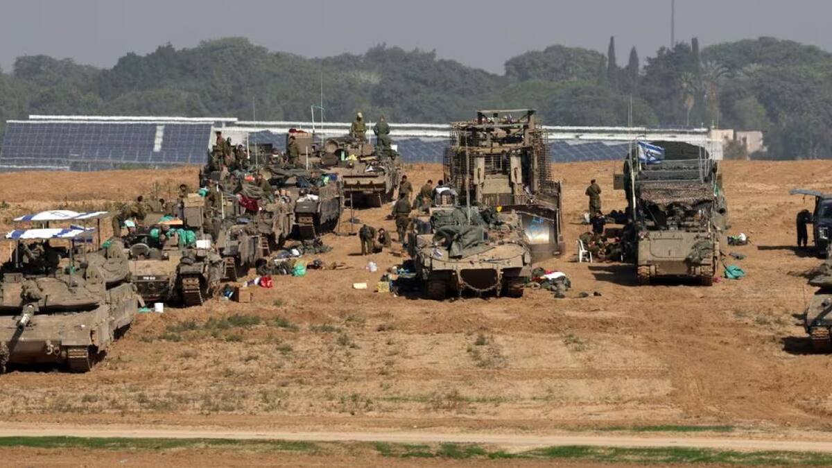 Ejército israelí en Gaza. Foto: EFE.