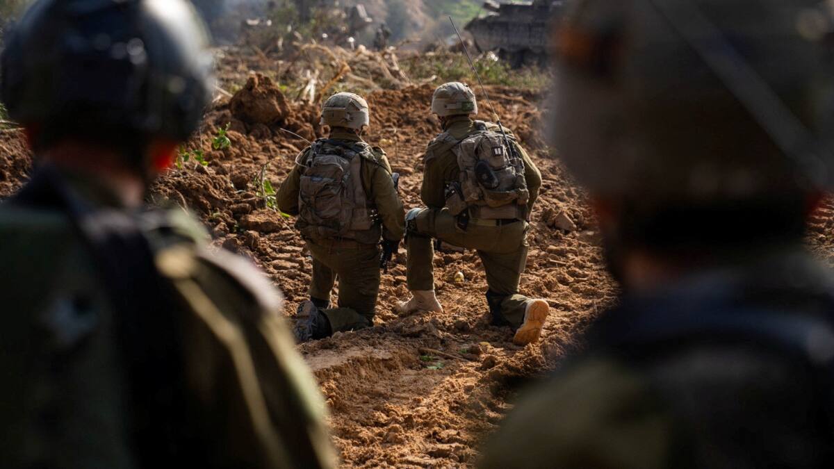 Ejército israelí en Gaza. Foto: Reuters.