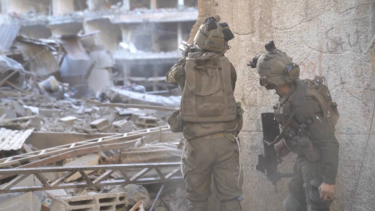 Ejército israelí en Gaza. Foto: Reuters.
