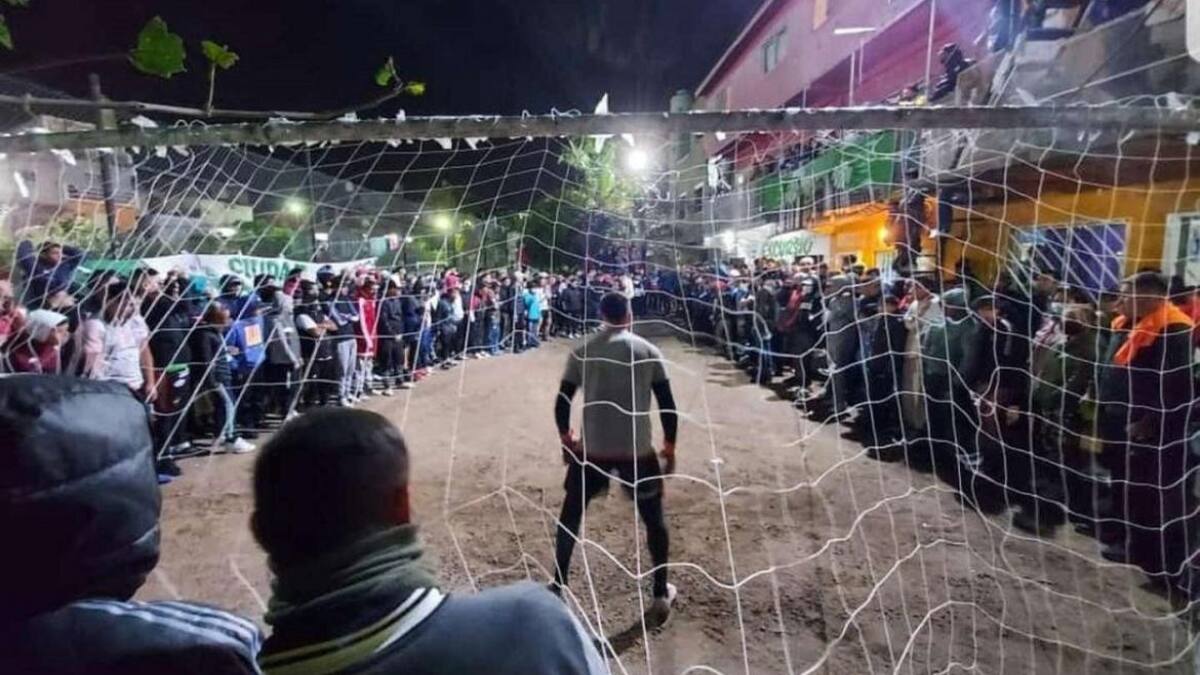 El arquero de River Alan Díaz: ataja penales por plata en Villa Oculta