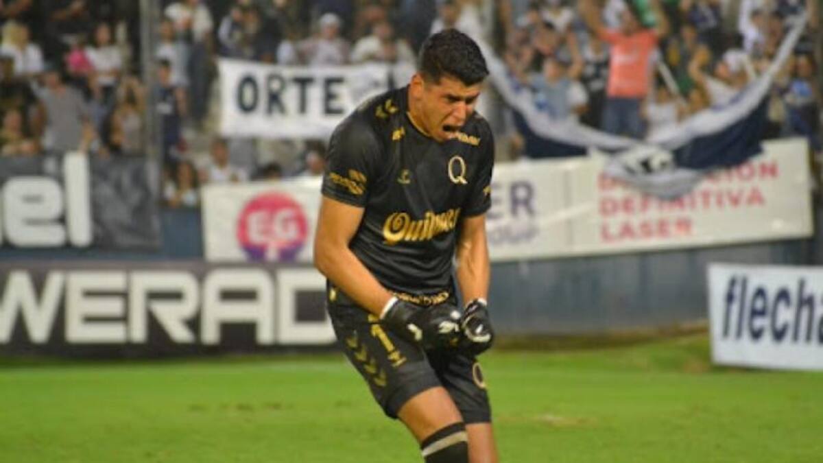 El arquero Rodrigo Saracho, foto NA