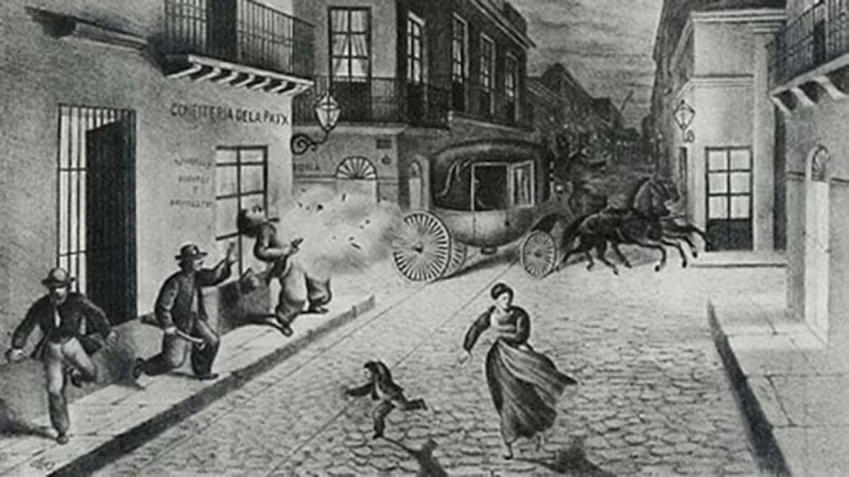 El atentado recreado por Caras y Caretas