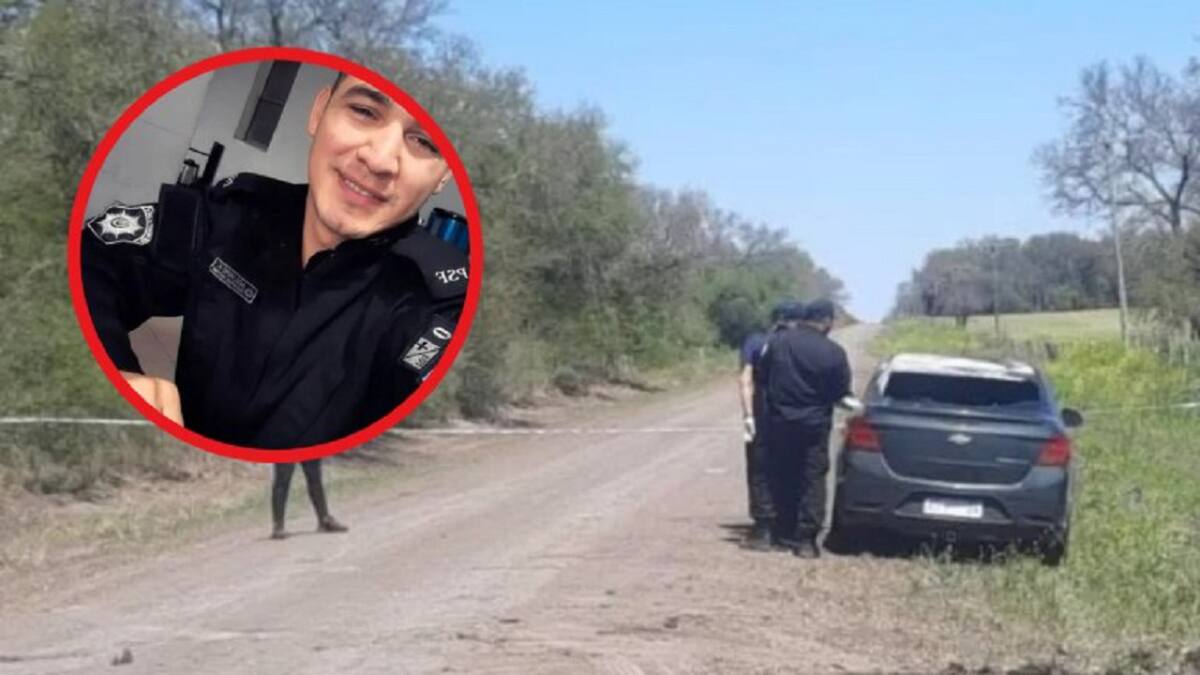 El auto de la víctima fue hallado incendiado. Foto: NA.