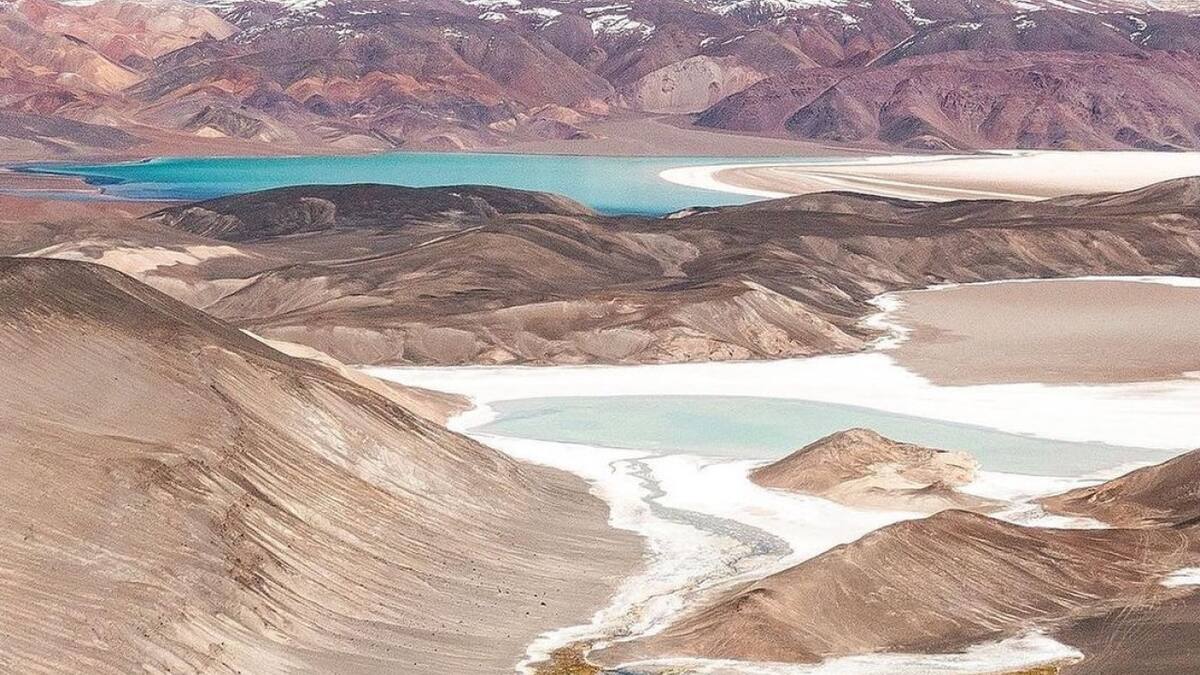 Volcán San Francisco, Catamarca. Foto NA.