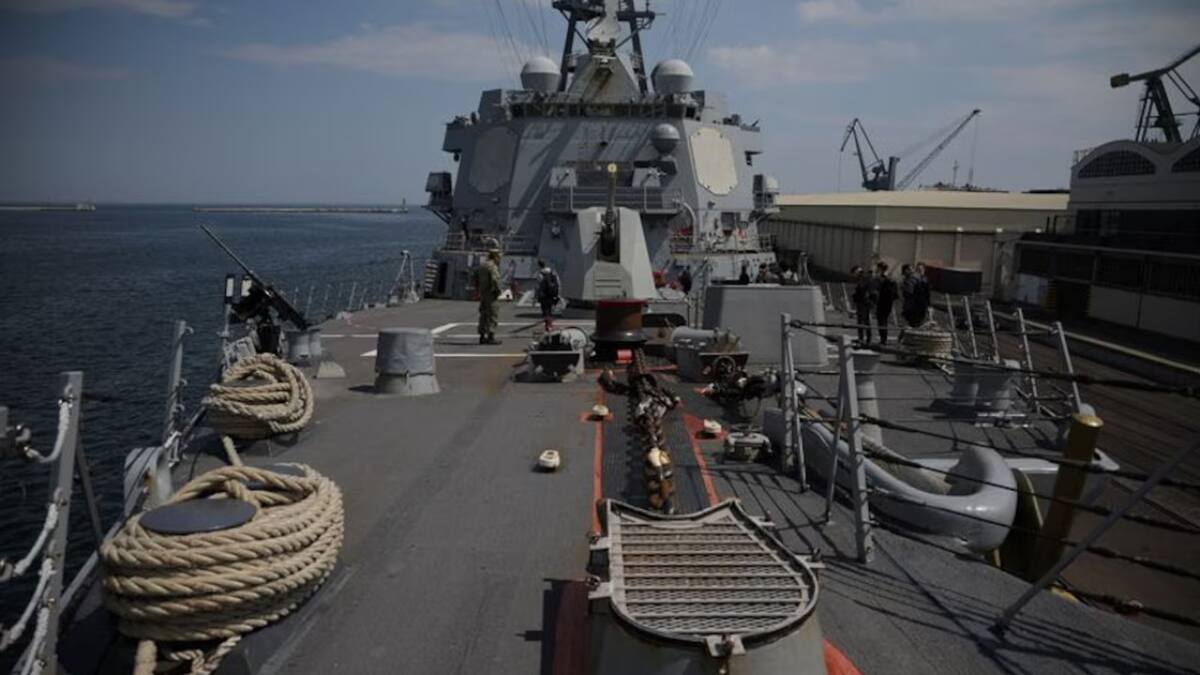 El buque de guerra avanzado de Estados Unidos, USS Gravely, Foto: Reuters/Kacper Pempel
