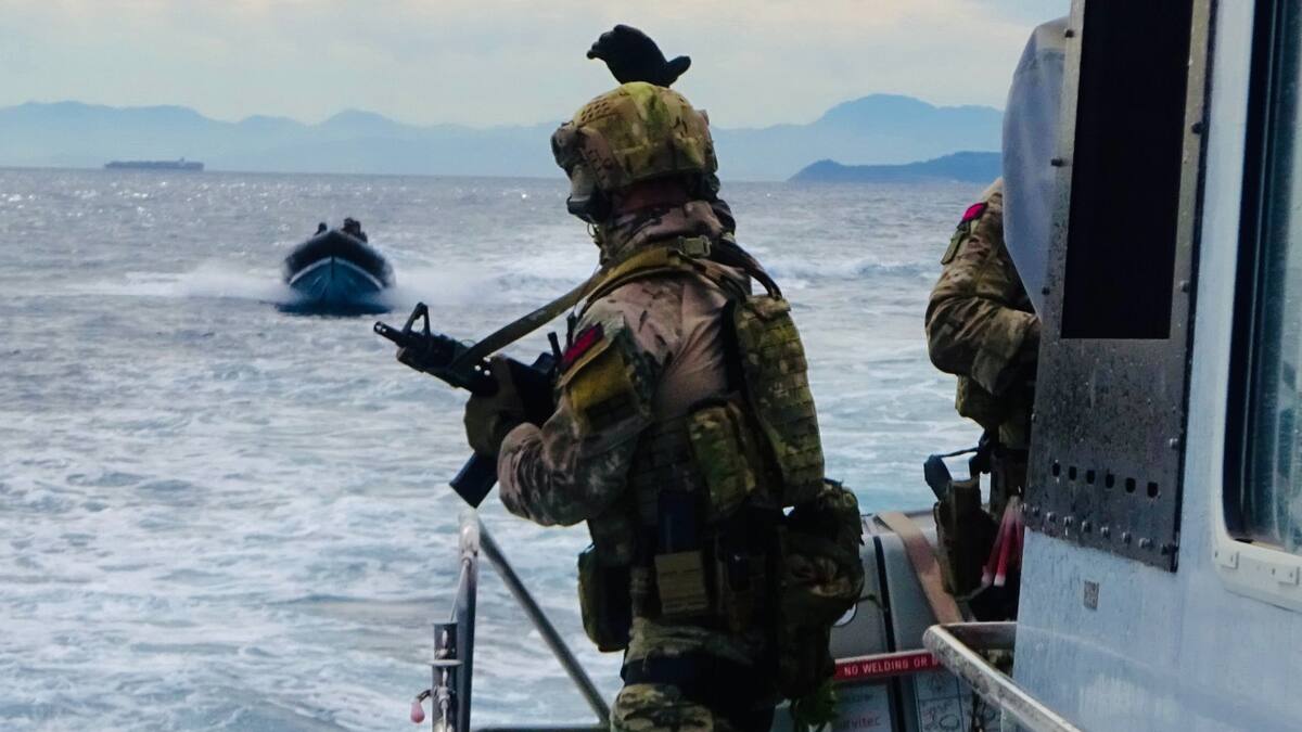 El buque de guerra HMS Trent de Reino Unido. Foto: X @HMS Trent