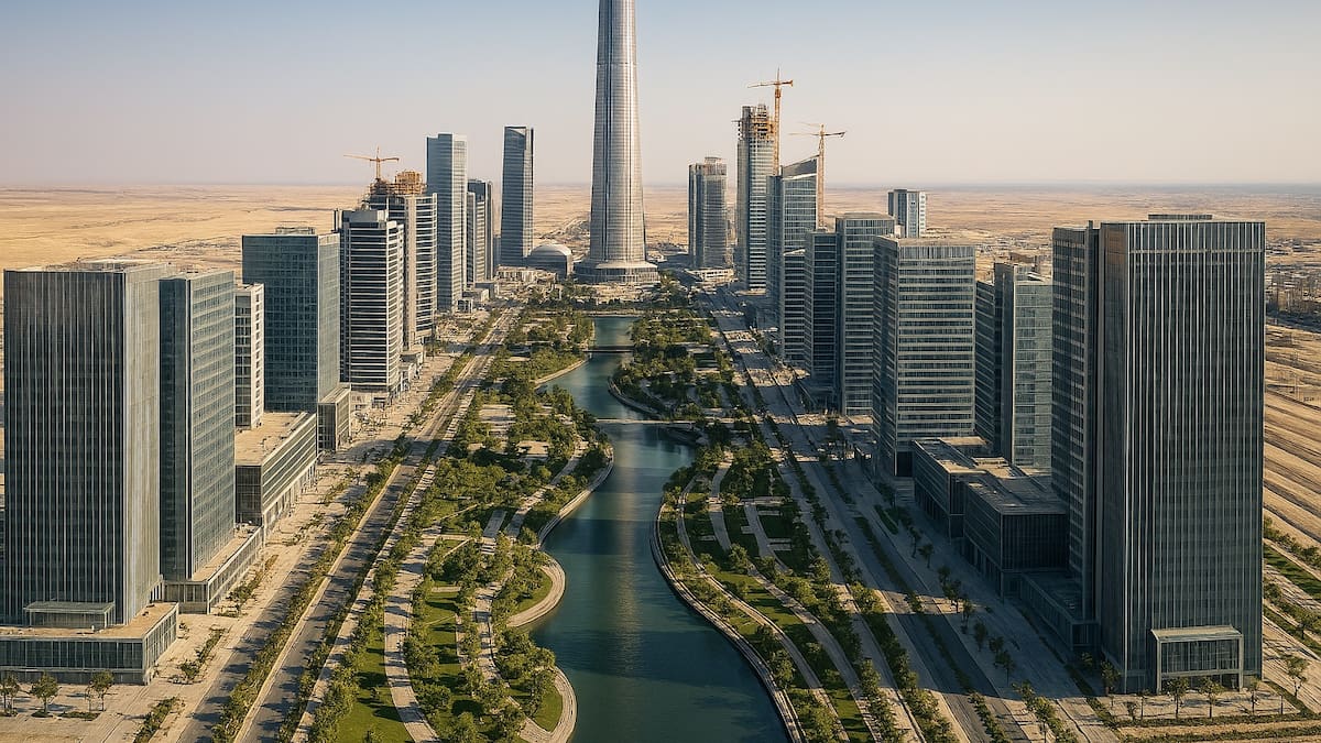 Egipto construye una megaciudad desde cero en medio del desierto: tendrá rascacielos récord y un río artificial