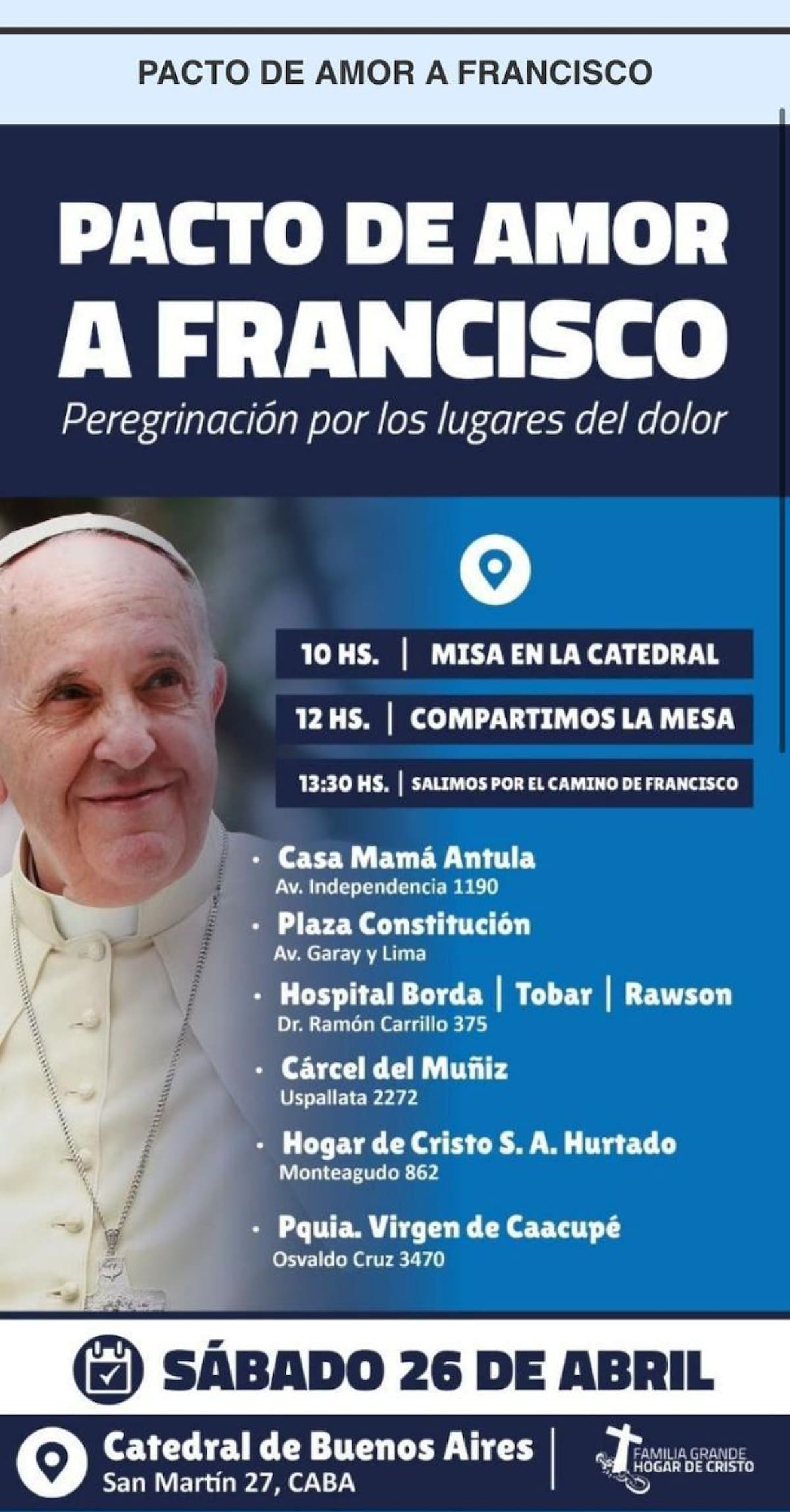 El camino de Francisco.