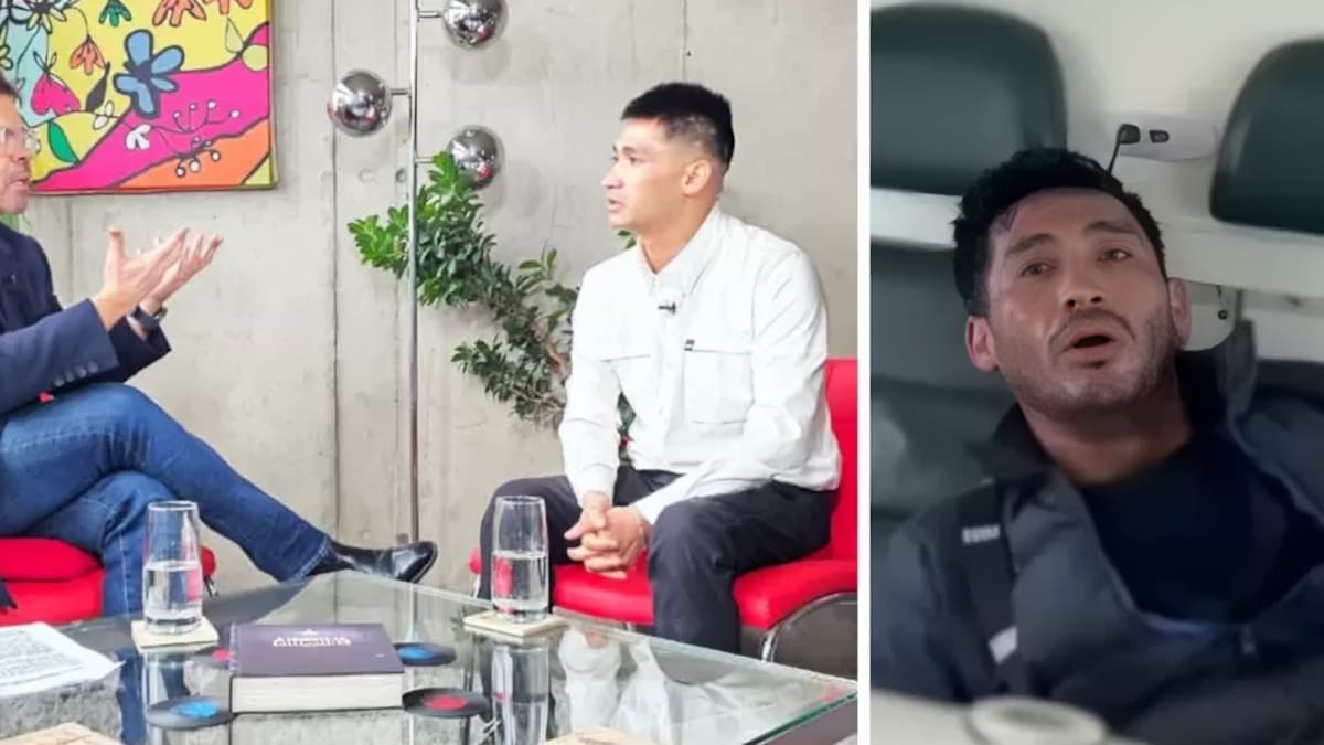 “El Chino” habló tras ser rescatado del Cajón del Maipo: negó una infidelidad y pidió disculpas por el operativo