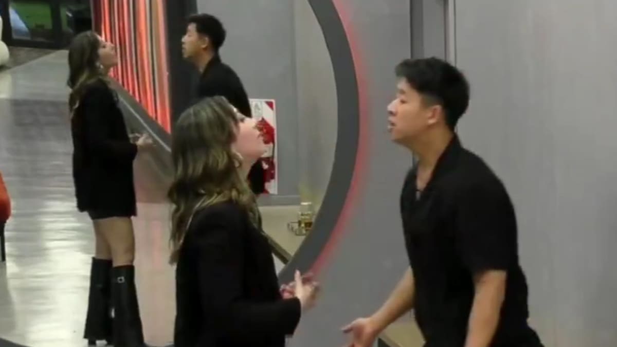 Martín Ku y Marisol ya tuvieron la primer pelea dentro de Gran Hermano. Foto X.