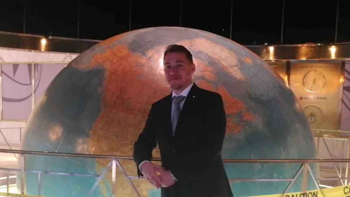 El ciudadano ruso que intentó infiltrarse en la Corte Penal Internacional. Foto: Twitter