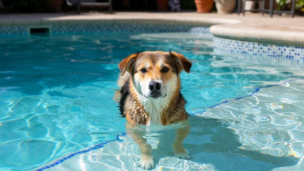 El cloro de la pileta puede ser dañino para los perros.
