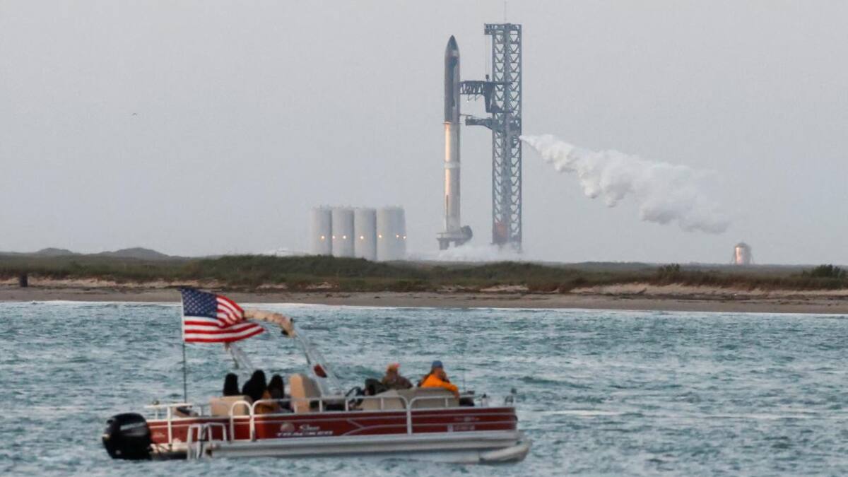 El cohete Starship de SpaceX. Foto: Reuters.