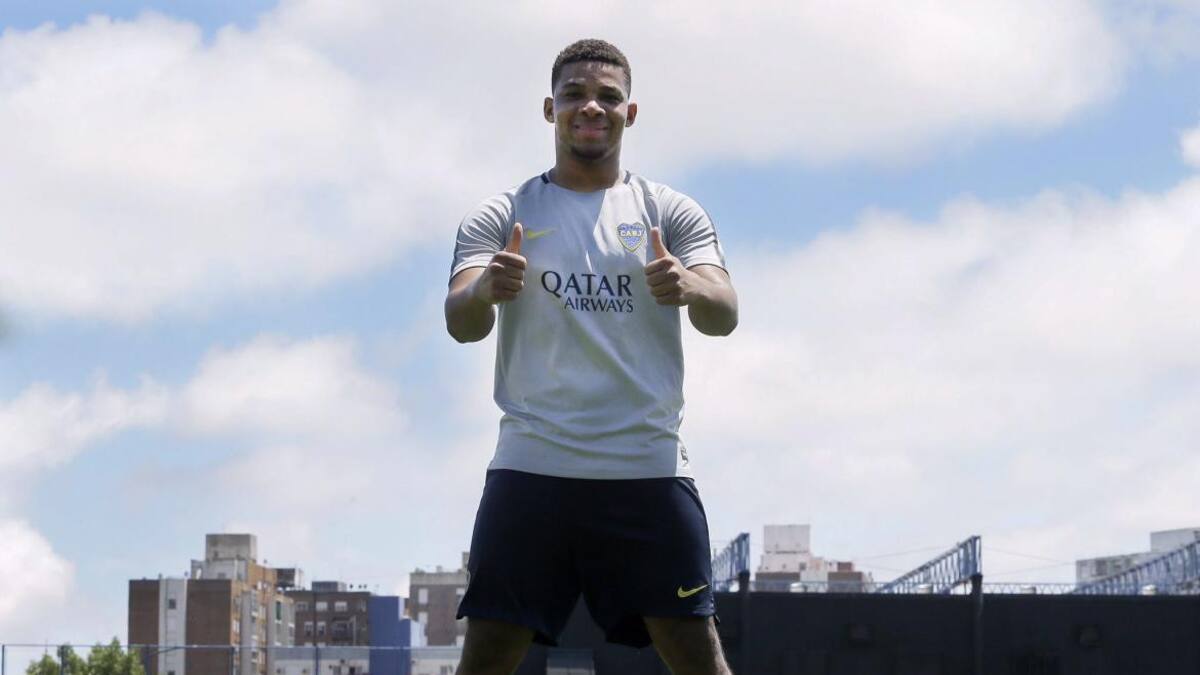 El colombiano Frank Fabra, jugador de Boca Juniors