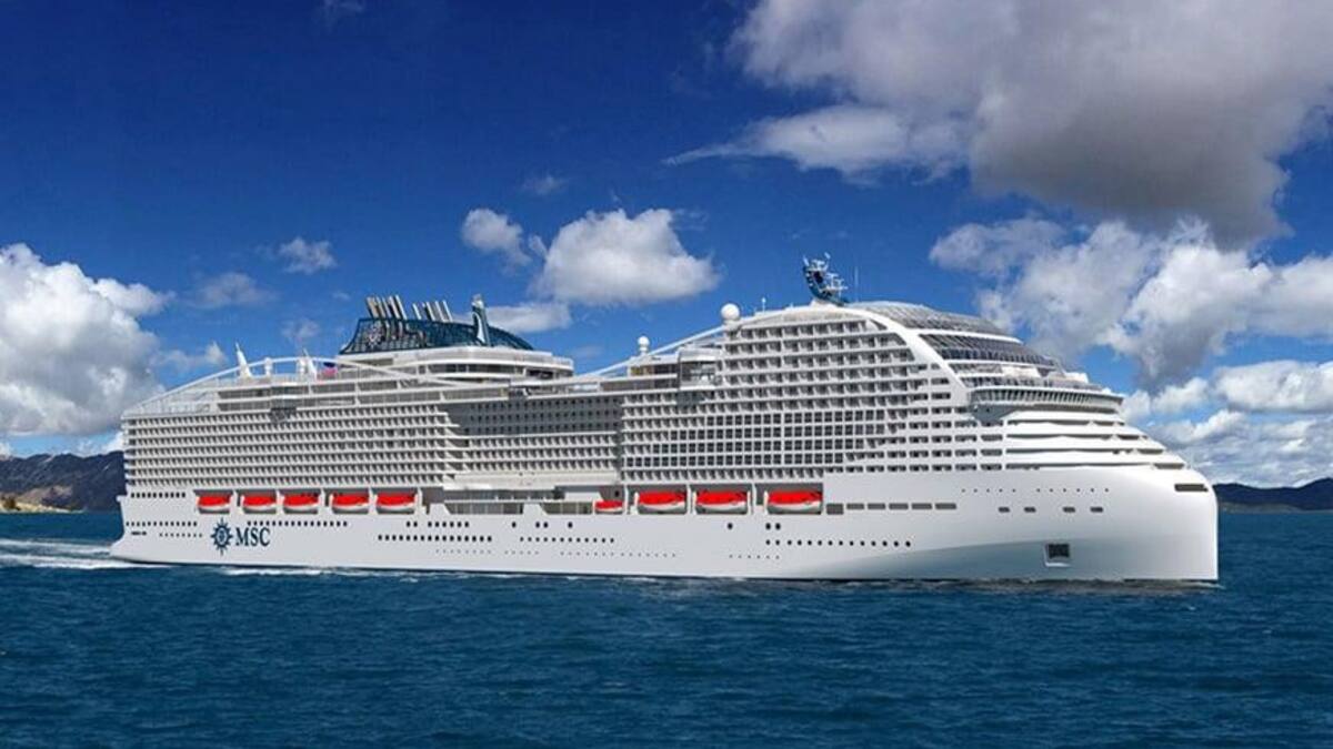El crucero MSC World Europa. Foto: Qatar2022.