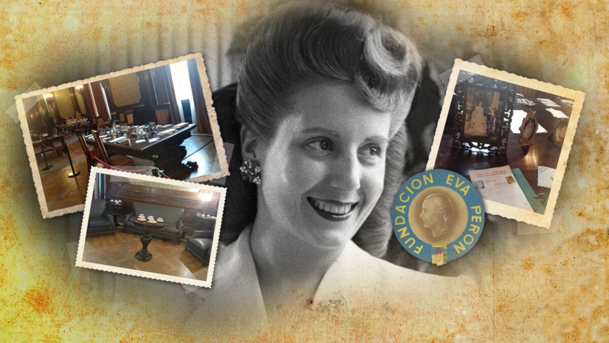 El despacho de Evita: aquí trabajaba la Abanderada de los Humildes