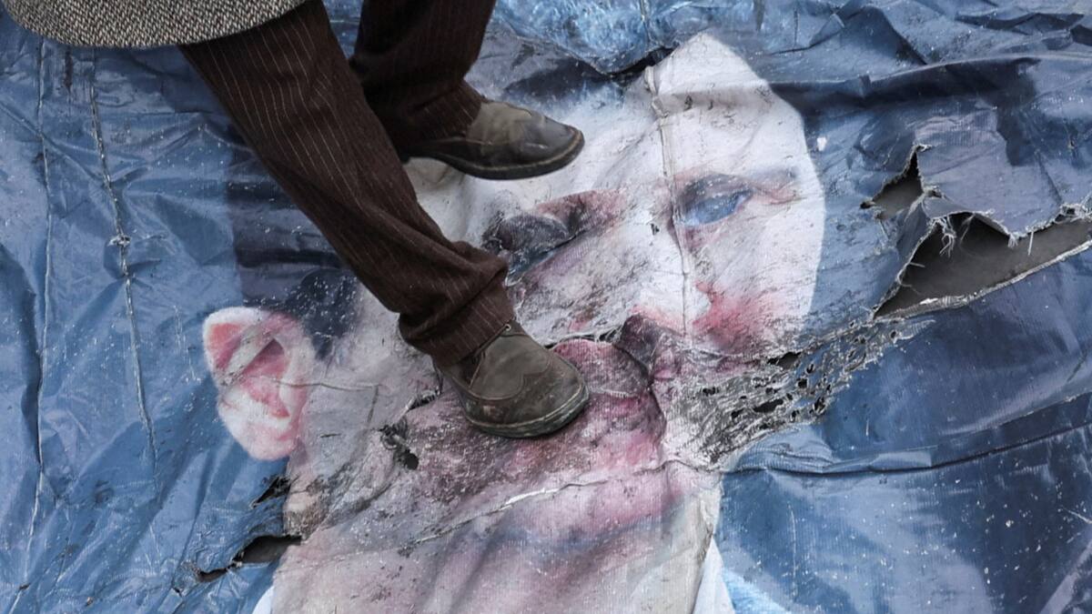 El desprecio por Bashar Al Assad en Siria. Foto: Reuters.