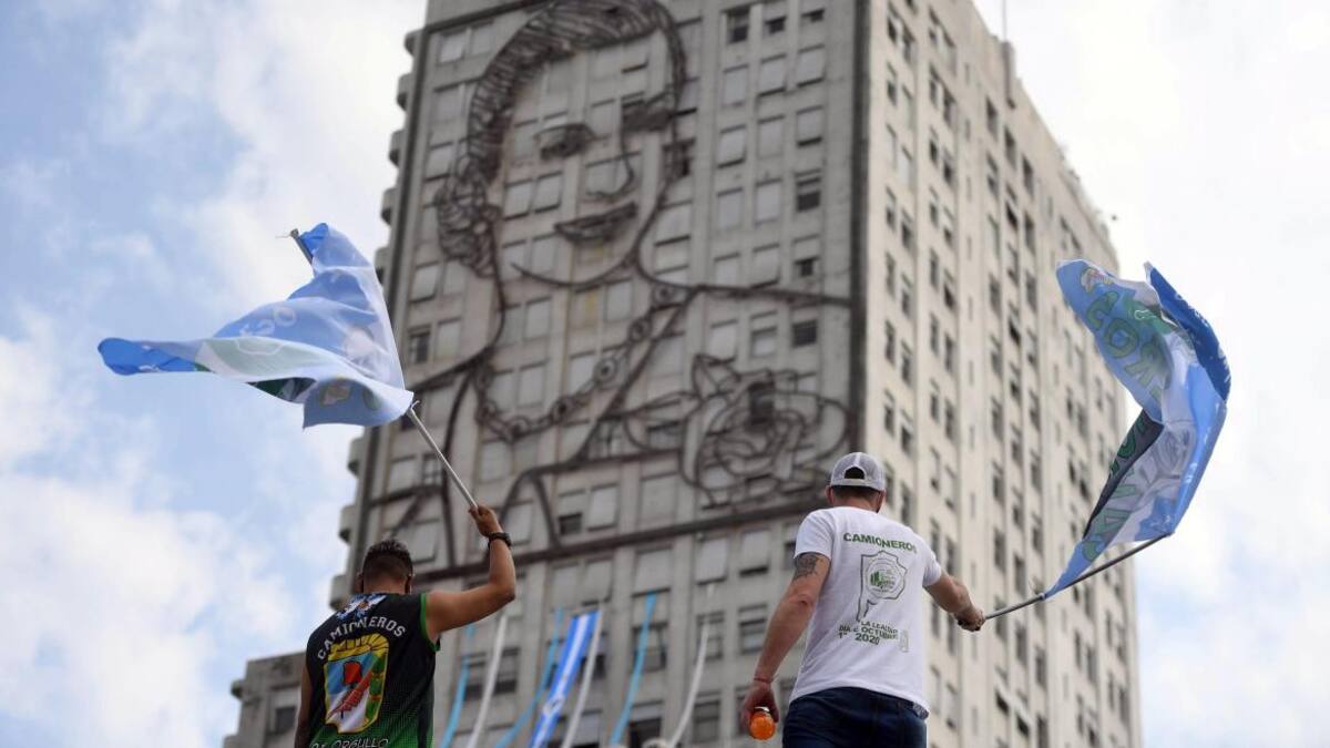 El día de la lealtad peronista. Foto: Telam.