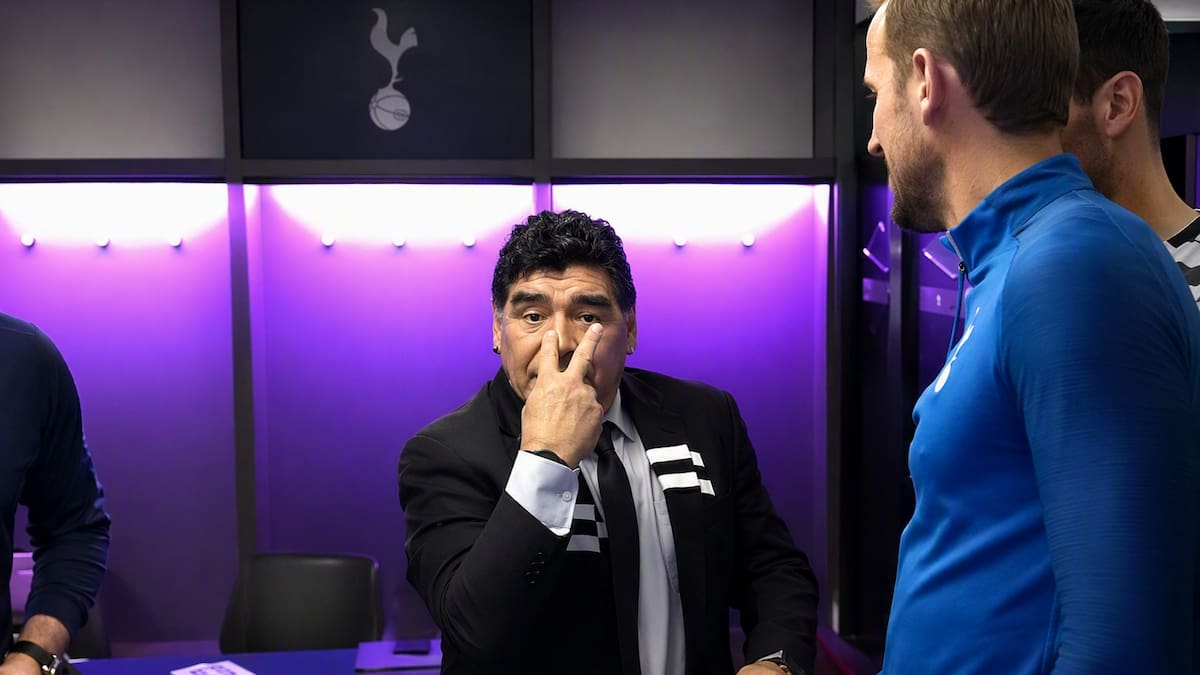 Maradona, Harry Kane y un consejo inolvidable que vuelve a hacerse viral antes del partido Argentina - Inglaterra: el video