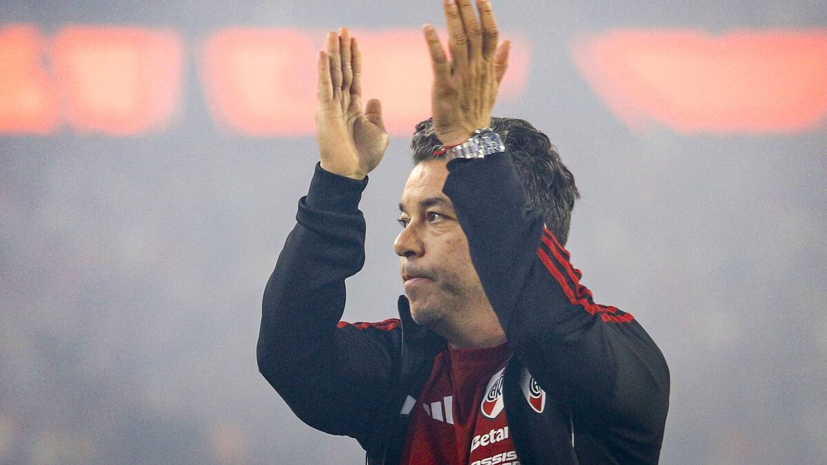 El DT de River Plate, Marcelo Gallardo.