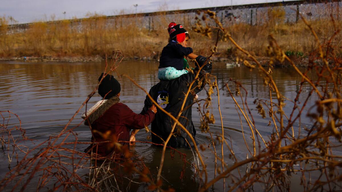El duro recorrido de los migrantes. Foto: Reuters