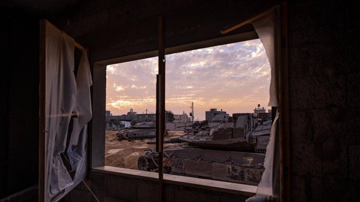 El Ejército de Israel a lo largo de la Franja de Gaza. Foto: Efe