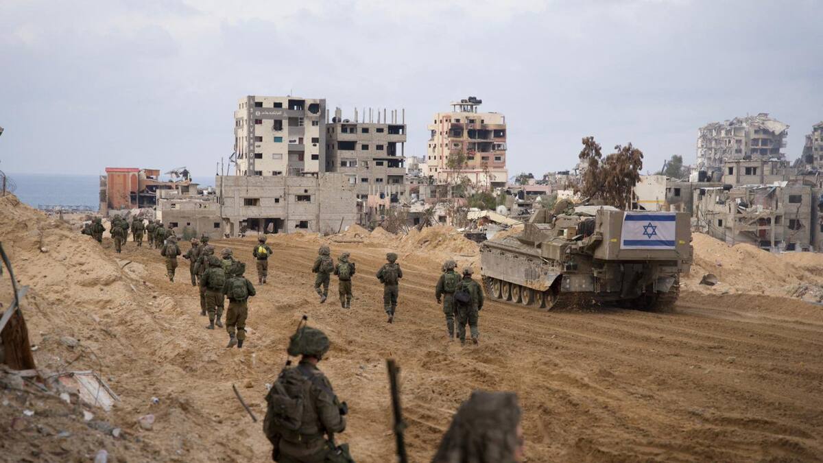 El Ejército israelí en Gaza. Foto: Reuters