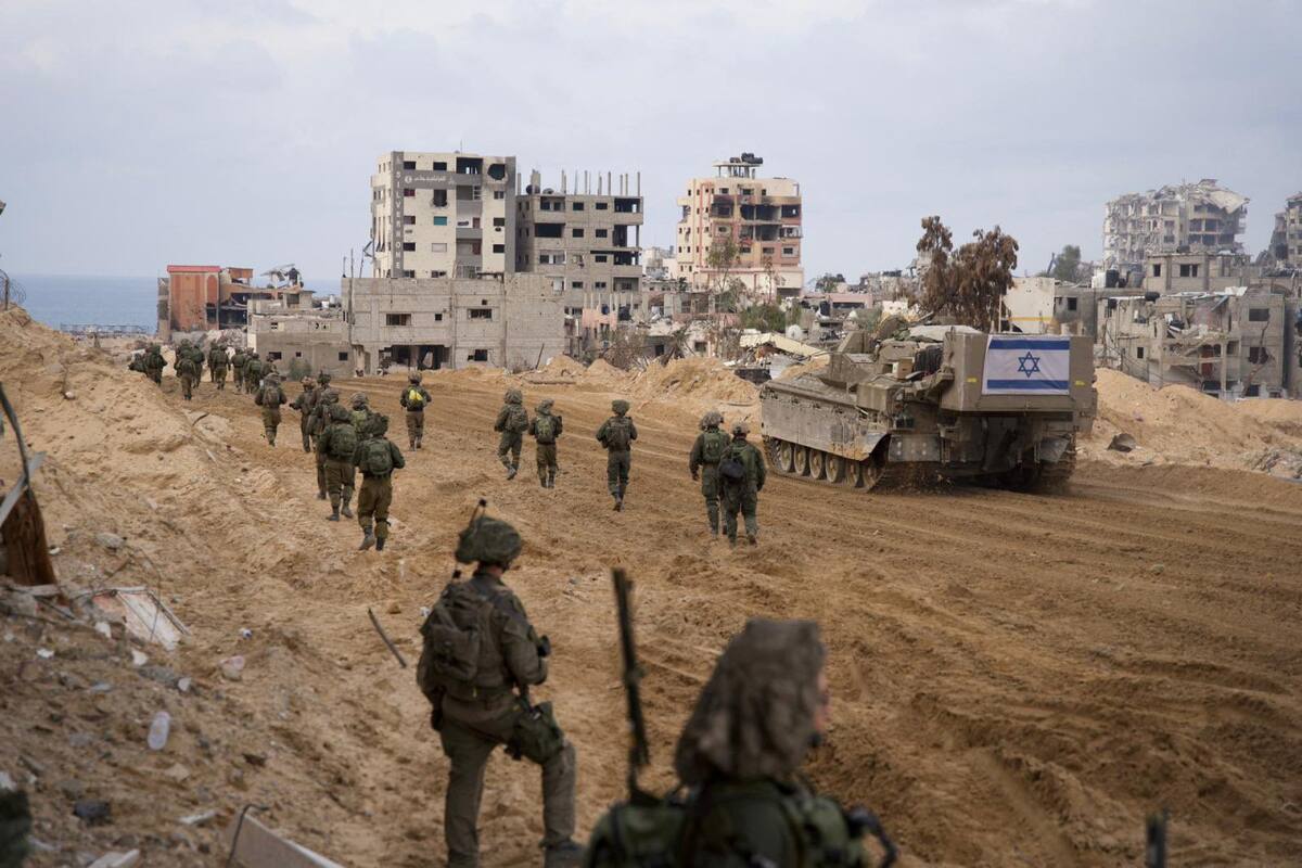 El Ejército israelí en Gaza. Foto: Reuters