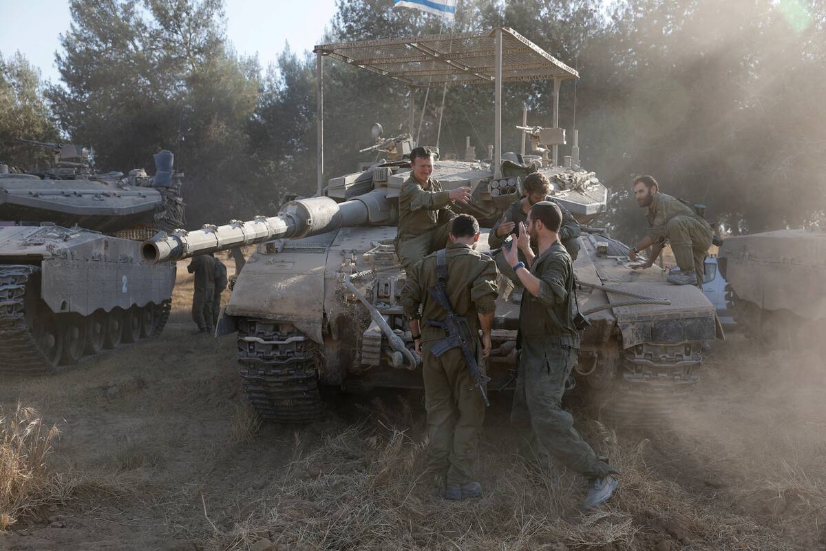 El Ejército israelí en la Franja de Gaza. Foto: Reuters