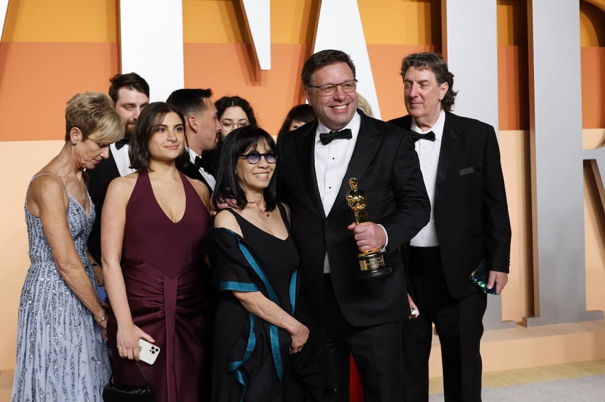 El equipo de "Dune: Parte 2" en los Premios Oscar 2025. Foto: Reuters / Danny Moloshok.