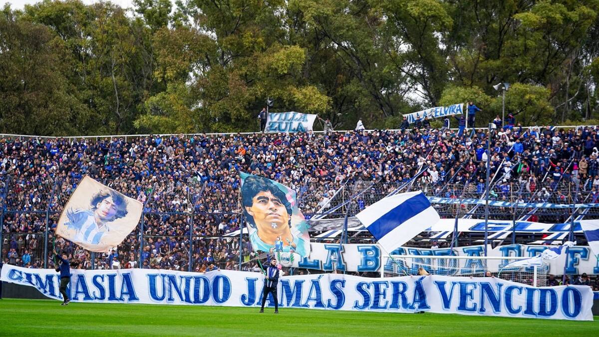 El estadio Juan Carmelo Zerillo, de Gimnasia y Esgrima La Plata. Foto: NA.