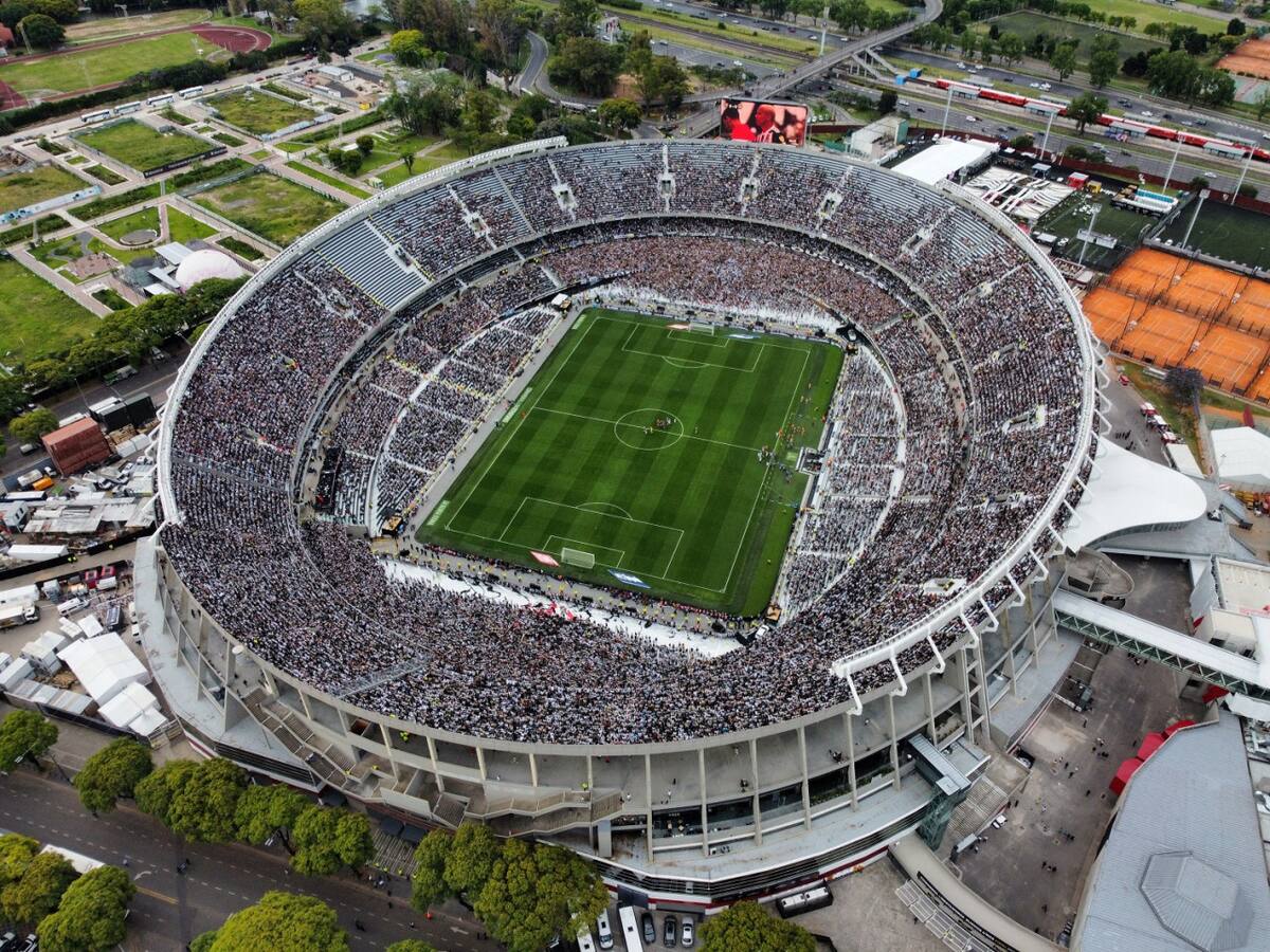 El estadio Monumental en la final de la Copa Libertadores. Foto: Reuters