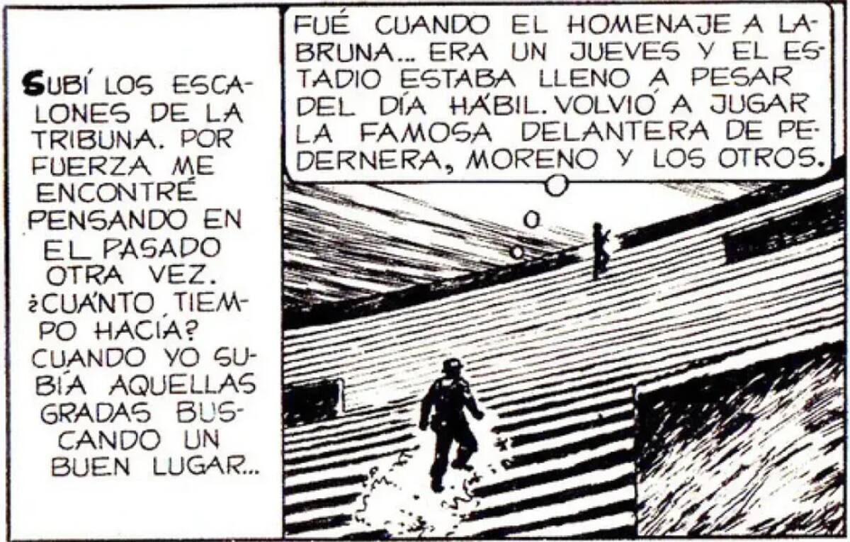 El Eternauta nombra a varias glorias de River en el cómic.